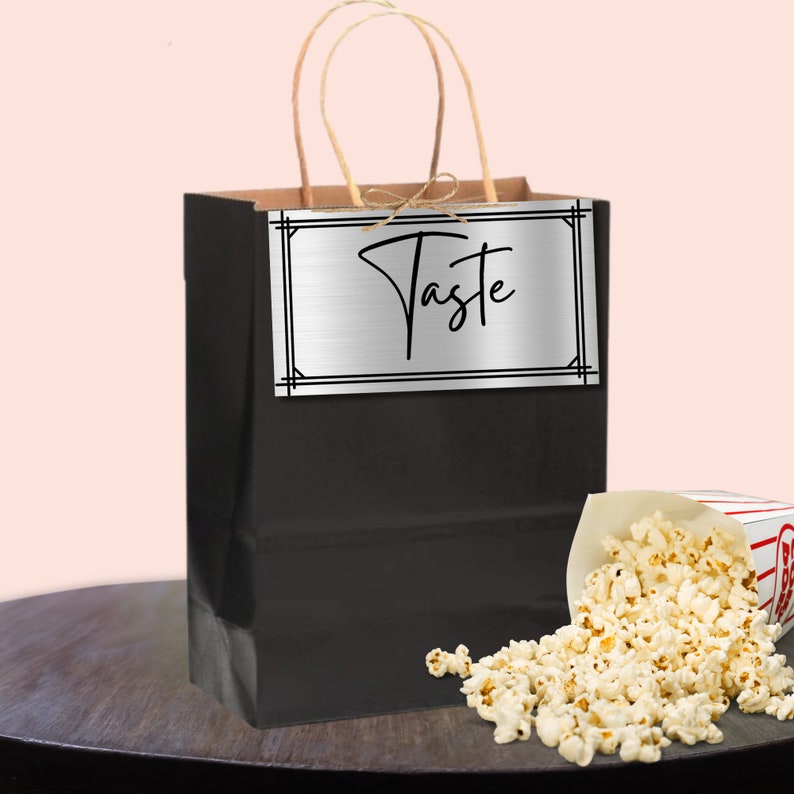 5 Senses Gift Bags for Him Five Senses Tags Set Gifts for Husband