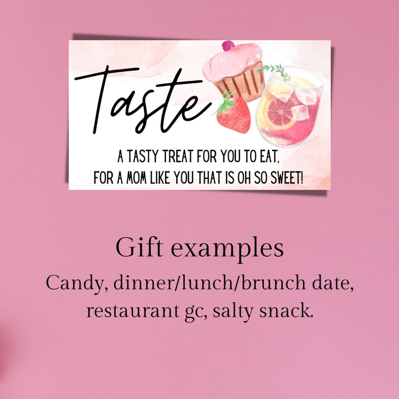Printable 5 Senses Gift Tags for Mom 5 Senses Mom Tags for Mothers Day ...