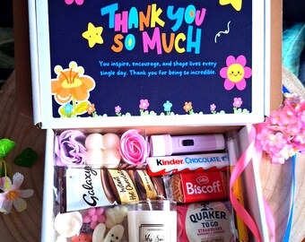 Thank You Teacher - | Gift Hamper | Candle Gift set |Wax Melts Gift Box | Gifts for Teacher| Teacher&#39;s day gift | Teacher appreciation gift