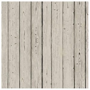 Op de afbeelding: Lichte beige houten plank achtergrond met verticale planken en donkergrijze lijnen. De houtnerf is zichtbaar, wat een textuur geeft. De planken zijn gelijkmatig verdeeld, wat een rustieke, natuurlijke uitstraling creëert.