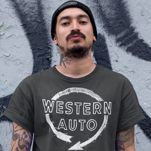 Vintage Western Auto tshirt Kansas city western auto shirt retro car tee