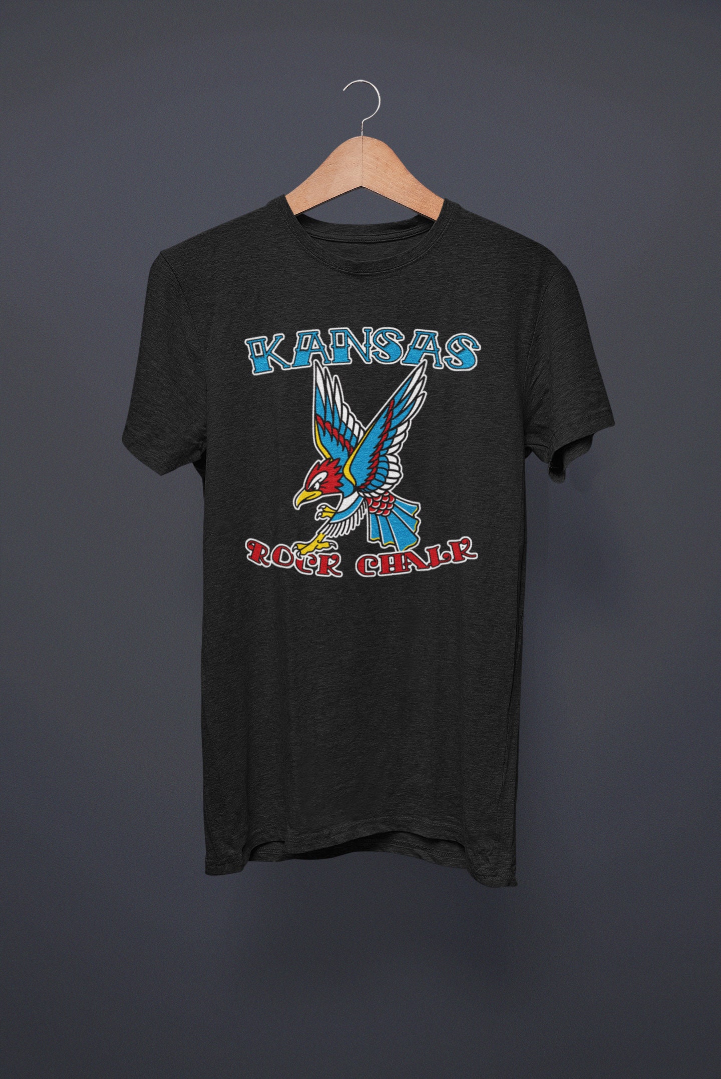Rock Chalk Jayhawk Shirt Tattoo Art KU Tshirt Kansas Big 12 Etsy