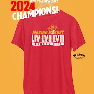 MAHOMES CHAMPIONS Super Bowl LVii CHIEFs Shirt REDKingdom Make H15TORY 2023 Champs Superbowl Gildan T Shirt Tshirt Kelce Cheifs