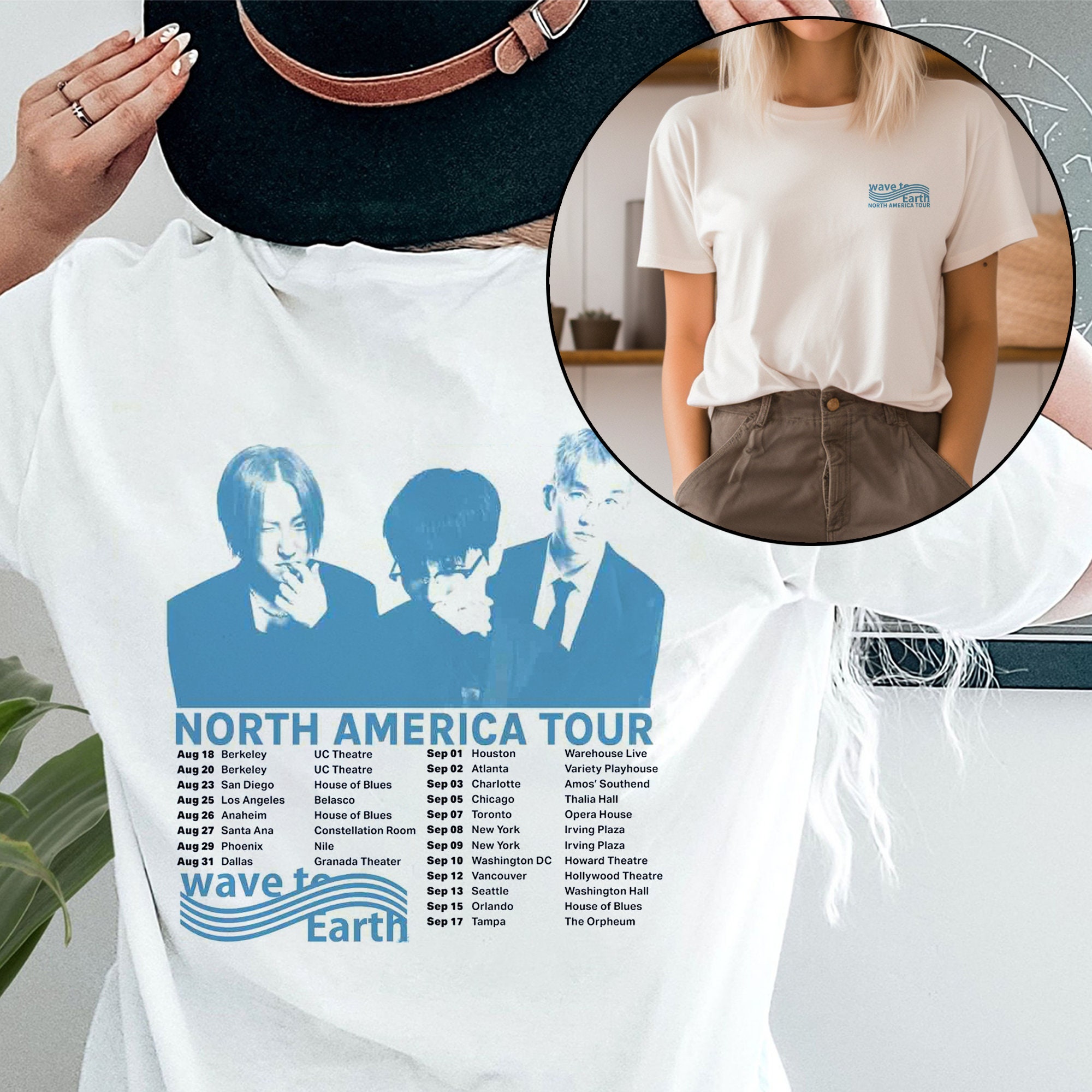 Wave Earth US Tour Shirt Wave to Earth Tour -