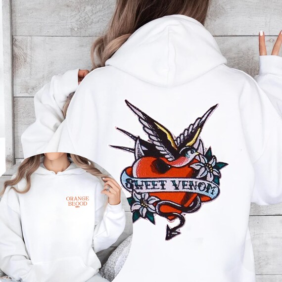 Empyre swallows & roses white hoodie hot sale