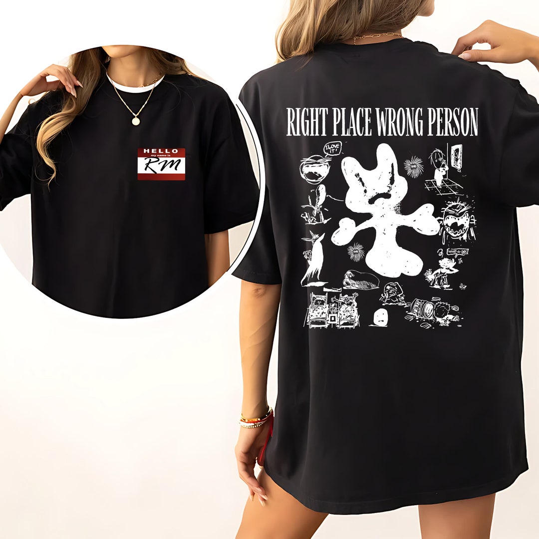 RM Right Place Wrong Person Shirt, Namjoon Shirt, Namjoon RPWP Tshirt ...