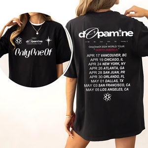 Onlyoneof Tour 2024 Tshirt, Onlyoneof World Tour dOpamine Sweatshirt, Onlyoneof Shirt, Mill, Rie, Yoojung, Junji, Nine, KB Shirt For Fan