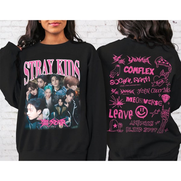 Stray Kids Rock Star Sweatshirt, Album Rock Star Tracklist Shirt,  樂_STAR Stray Kids Hoodie, LALALALA Stray Kids Stay Shirt, SKZ Rock Star