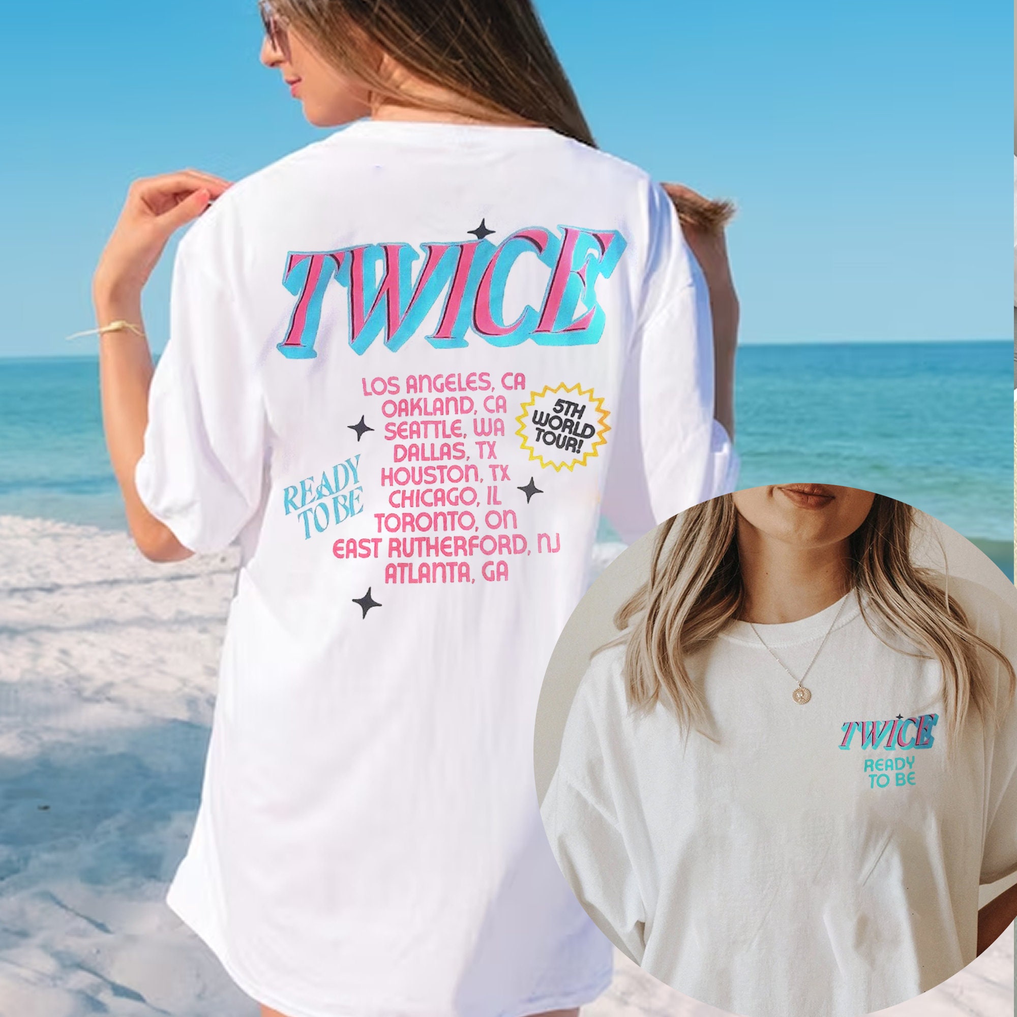 TWICE twice MINA サインTシャツ-