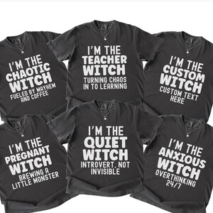 Halloween Group Shirt Funny Matching Halloween Shirt Family Halloween Party Tee Office Halloween Shirt Work Teacher Shirt Costume Witch Shir