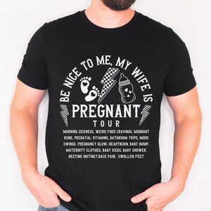 My Wife is Pregnant Hoodie Funny Couple Pregnancy Reveal Shirt For Dad Pregnancy Tour Christmas Pregnancy Announcement Shirt for Men