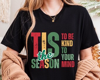 Christmas Mental Health Shirt School Psychologist Shirt School Psych Shirt School Counselor Shirt Social Worker Gift School Therapsit Gift