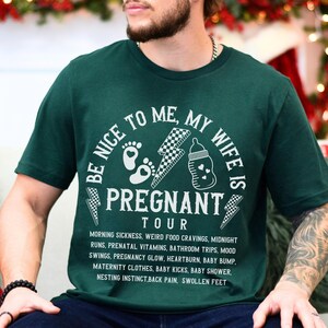 My Wife is Pregnant Hoodie Funny Couple Pregnancy Reveal Shirt For Dad Pregnancy Tour Christmas Pregnancy Announcement Shirt for Men