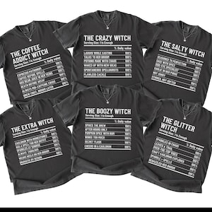 Halloween Group Shirt Funny Matching Halloween Shirt Family Halloween Party Tee Office Halloween Shirt Work Teacher Shirt Costume Witch Shir