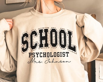 Custom School Psychologist Shirt School Psych Shirt School Counselor Shirt Social Worker Gift School Therapist Sweatshirt School Staff Shirt