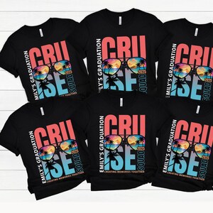 Custom Graduation Cruise 2025 Shirt Family Graduation Cruise T-Shirt Senior Trip 2025 Tee Caribbean Cruise Group Shirt Graduate Vacation Tee