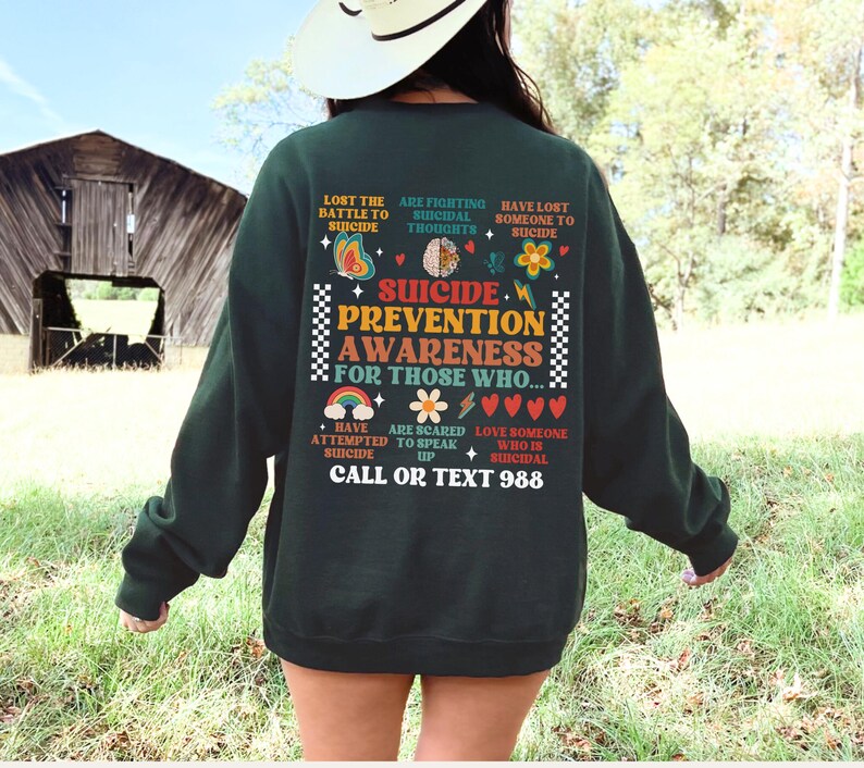 Suicide Prevention Awareness Sweatshirt Mental Health Shirt Therapist Gift Suicide Prevention Hoodie 988 Sweatshirt Suicide awareness Month 988 Sweatshirt If you're looking for a reason Inspirational Hoodie Stay; Another Day Hoodie 988 Shirt