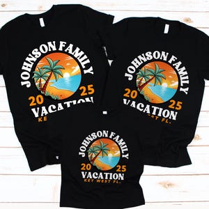 Custom Family Vacation Shirts 2025 Vacation Shirts Family Matching Shirt Destination Trip Shirt Custom Trip shirts for Family Reunion