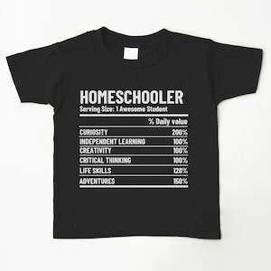 Homeschool Shirt For Kid Homeschool Tshirt for Mom T-Shirt for Homeschooler Gift Back to School Shirt Homeschooling Mom Homeschool Teacher