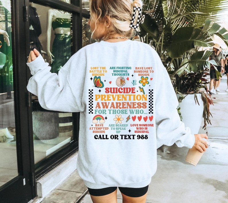 Suicide Prevention Awareness Sweatshirt Mental Health Shirt Therapist Gift Suicide Prevention Hoodie 988 Sweatshirt Suicide awareness Month 988 Sweatshirt If you're looking for a reason Inspirational Hoodie Stay; Another Day Hoodie 988 Shirt