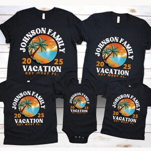 Custom Family Vacation Shirts 2025 Vacation Shirts Family Matching Shirt Destination Trip Shirt Custom Trip shirts for Family Reunion