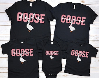 Goose Birthday Shirt First Birthday Matching Shirt Custom Family Matching Birthday Shirts 1st birthday outfit  Goose Theme Birthday Toddler