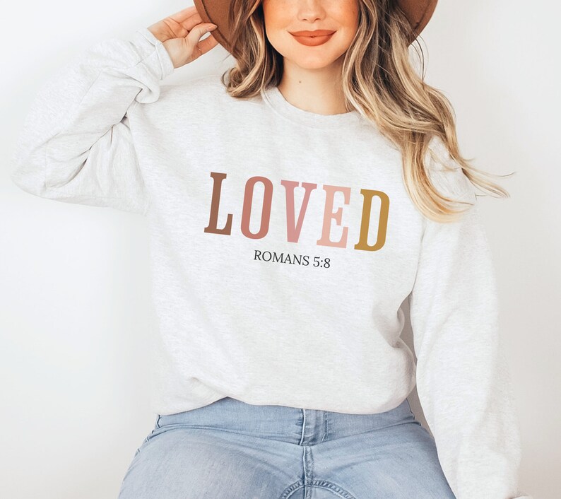 Love like Jesus Valentines Day Mock Neck Sweatshirt (S-XL)