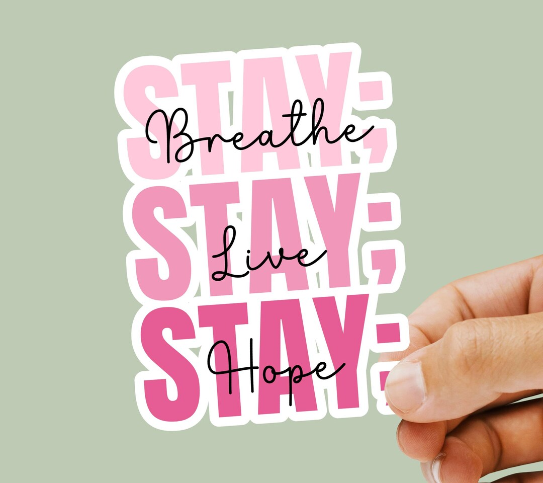 Mental Health Awareness Sticker Suicide Prevention Decal Inspirational ...