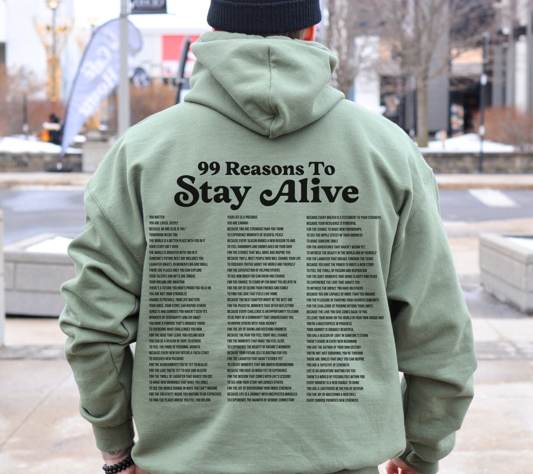 99 Reasons To Stay Alive Mental Health Shirt For Therapist Gift Suicide 99 reasons to stay alive mental health shirt for therapist gift suicide
