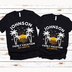 Custom Family Vacation Shirts 2025 Vacation Shirts Family Matching Shirt Destination Trip Shirt Custom Trip shirts for Family Reunion