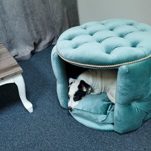Footstool dog bed discount