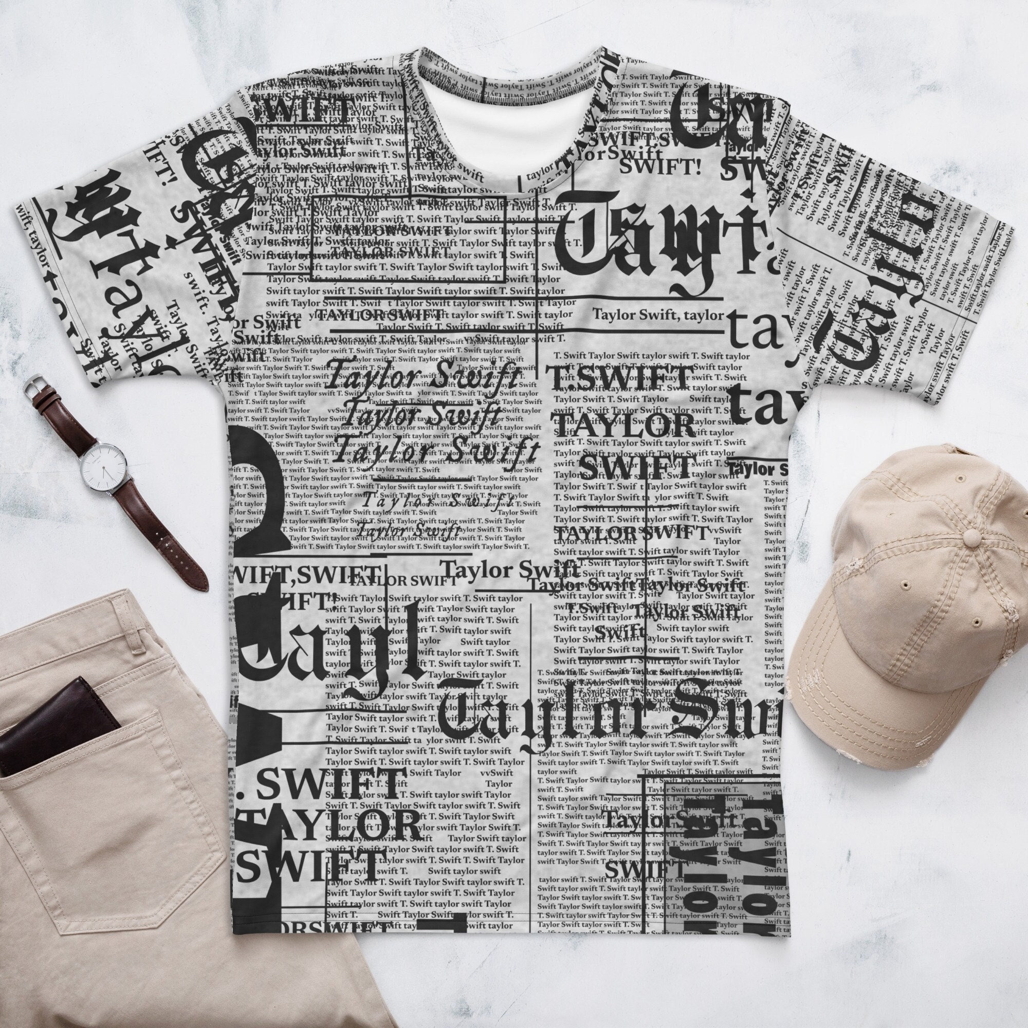 Men's Taylor Swift Reputation Newspaper All Over Print Etsy Singapore