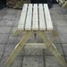 Inclusive Furniture - Small Picnic Bench With 2 Spaces for 2 Wheelchair ...