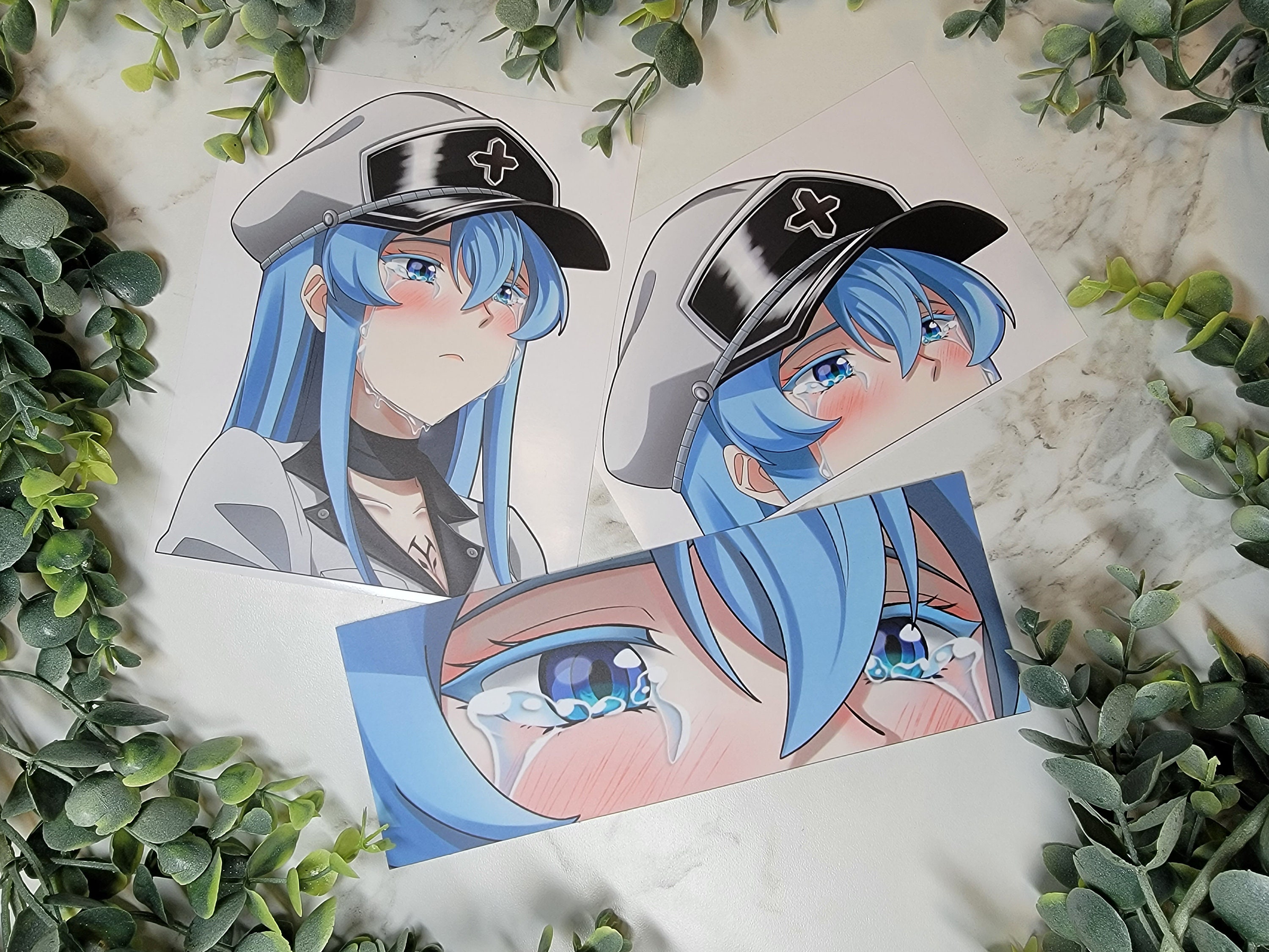 Akame Ga Kill! - Esdeath (Anime/Ecchi/Waifu) STICKER Vinyl Die-Cut