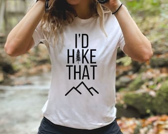 Wandershirt, Wandermädchen, Wanderpaare, ich würde das wandern, lustiges Wandert-shirt, Outdoor-Bekleidung, Abenteuer-T-Shirts, tolle Natur, Natur t's