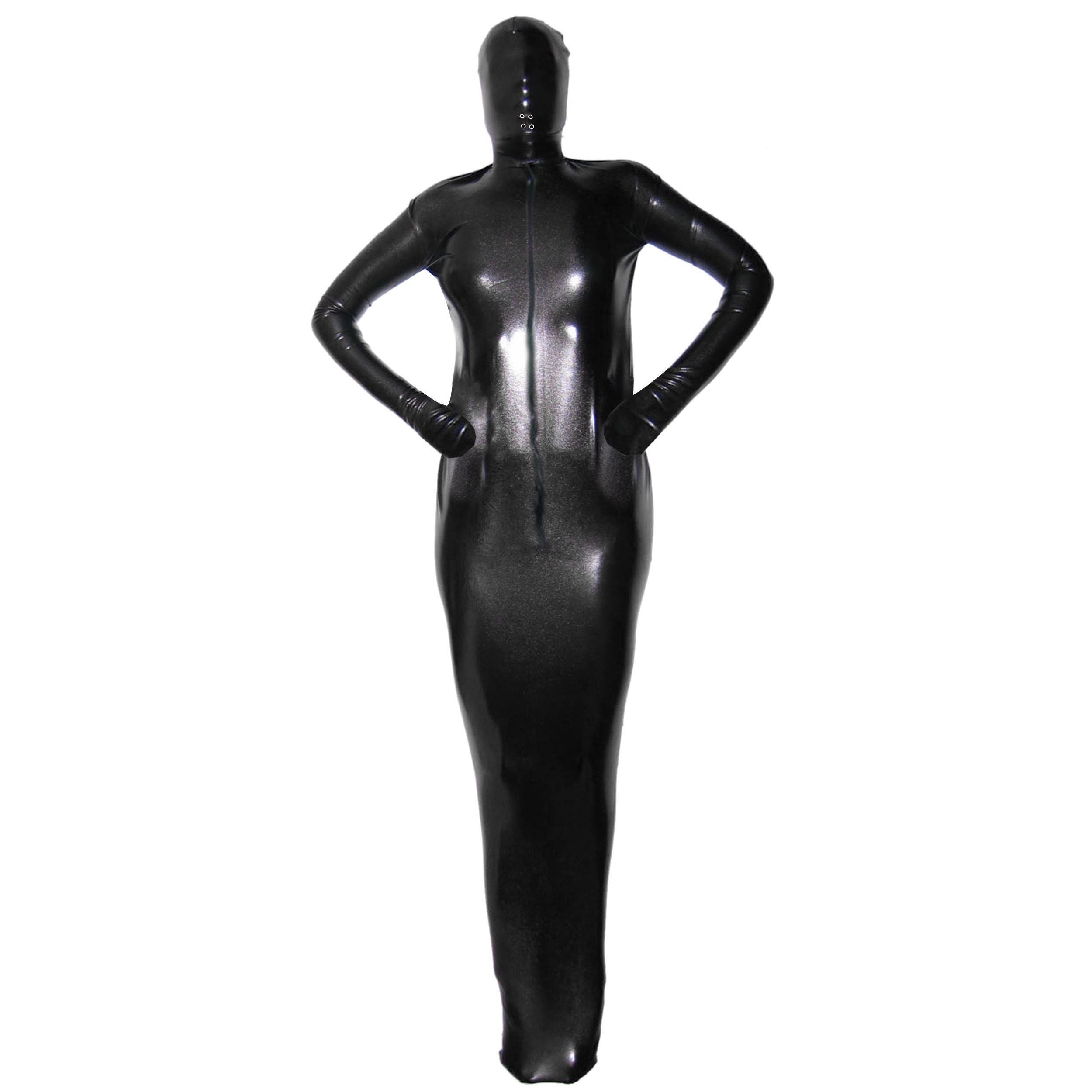 Rubberfashion Shiny Bondage Bag Extreme Sleeping Bag Shiny Bondage Body