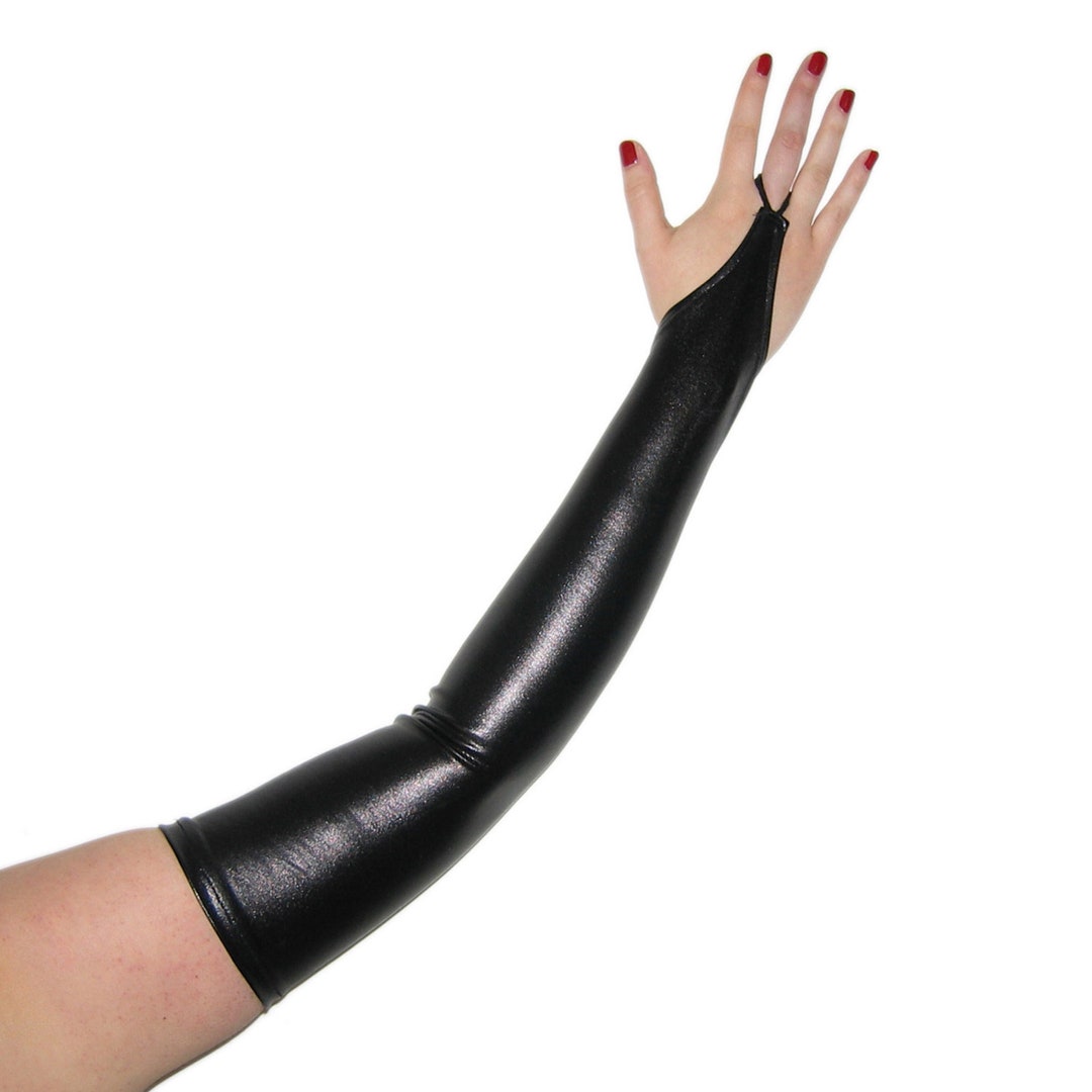 Rubberfashion Long Wetlook Gloves Sexy Gothic Pair Of Gloves Up To The rubberfashion-long-wetlook-gloves-sexy-gothic-pair-of-gloves-up-to-the