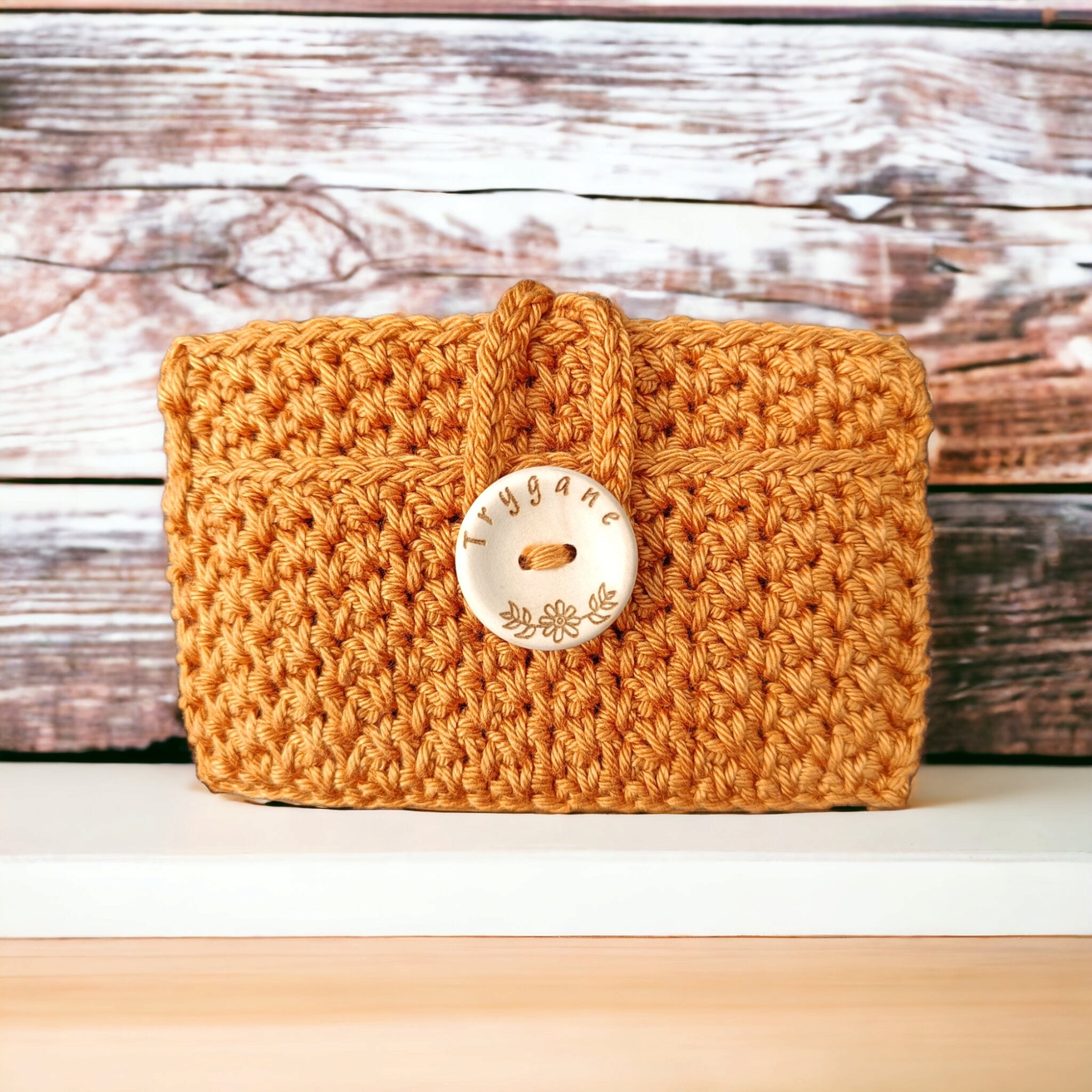 PDF crochet pattern - "One" card holder