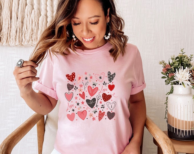 Featured listing image: Crafty Hearts and Keys Valentines Day T-Shirt