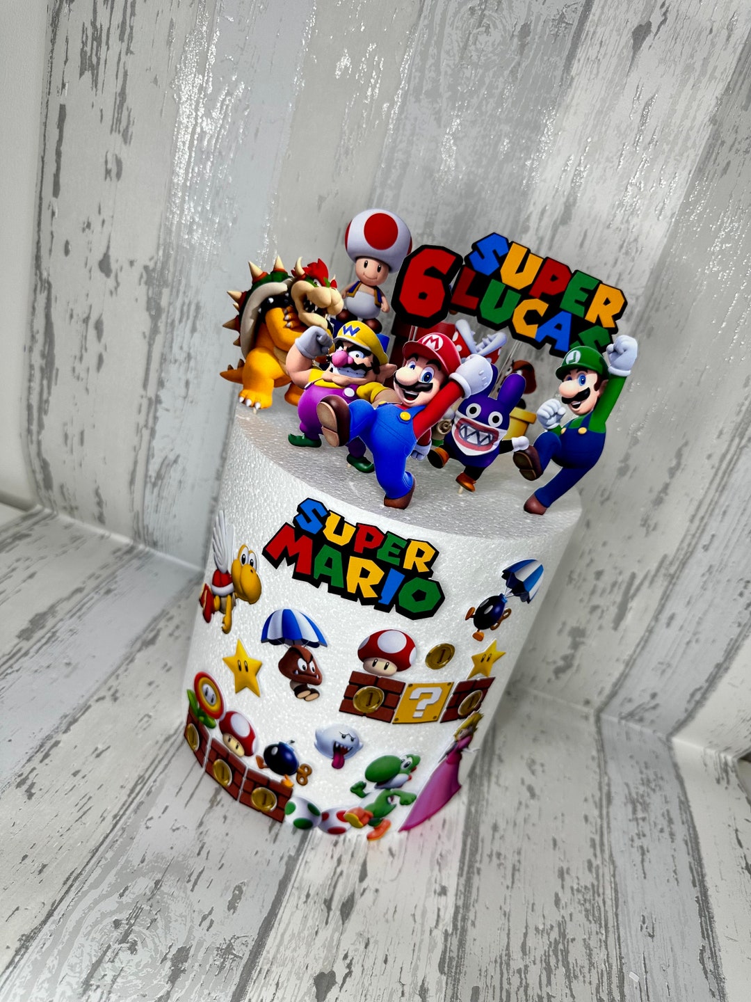 Super Mario Cake Topper / Super Mario Cake Charms / Super Mario Brothers / Birthday Cake Topper / Birthday Cake Charm - Etsy UK