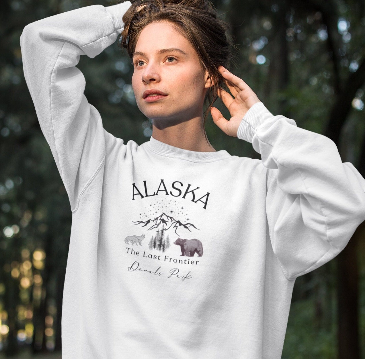 Alaska State Unisex Sweatshirt, the Last Frontier Sweater, Alaskan ...