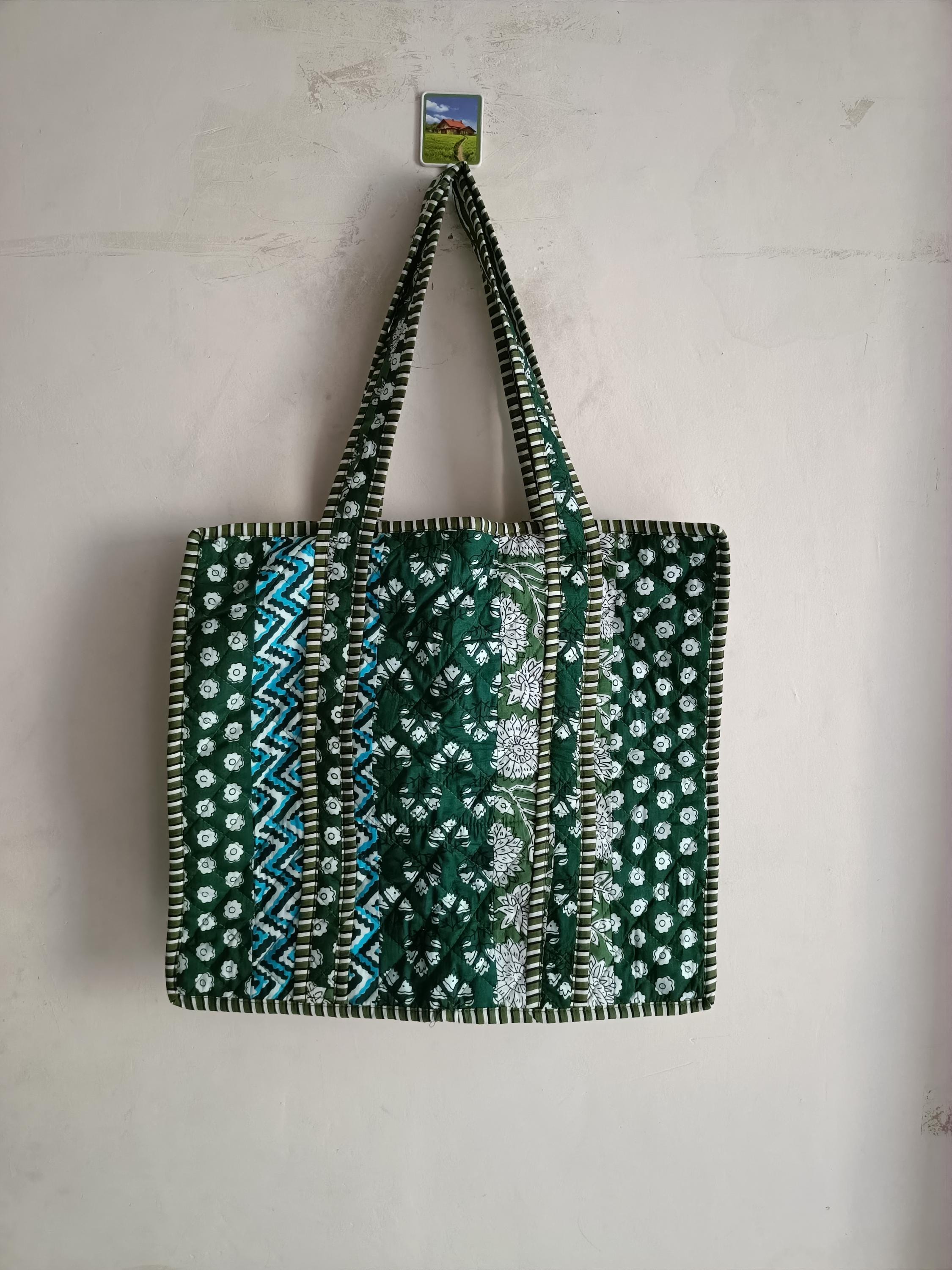 Art Mujer Bolso De Hombro Bohemio De Algodón Y Cuero Estilo