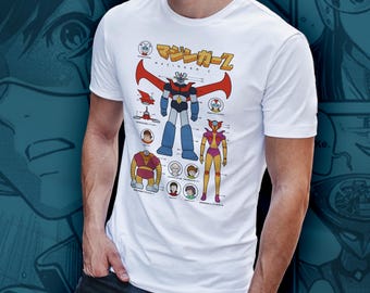 Mazinger Z Kit -455- T-shirt: Classic Anime Fanart Tee - Etsy
