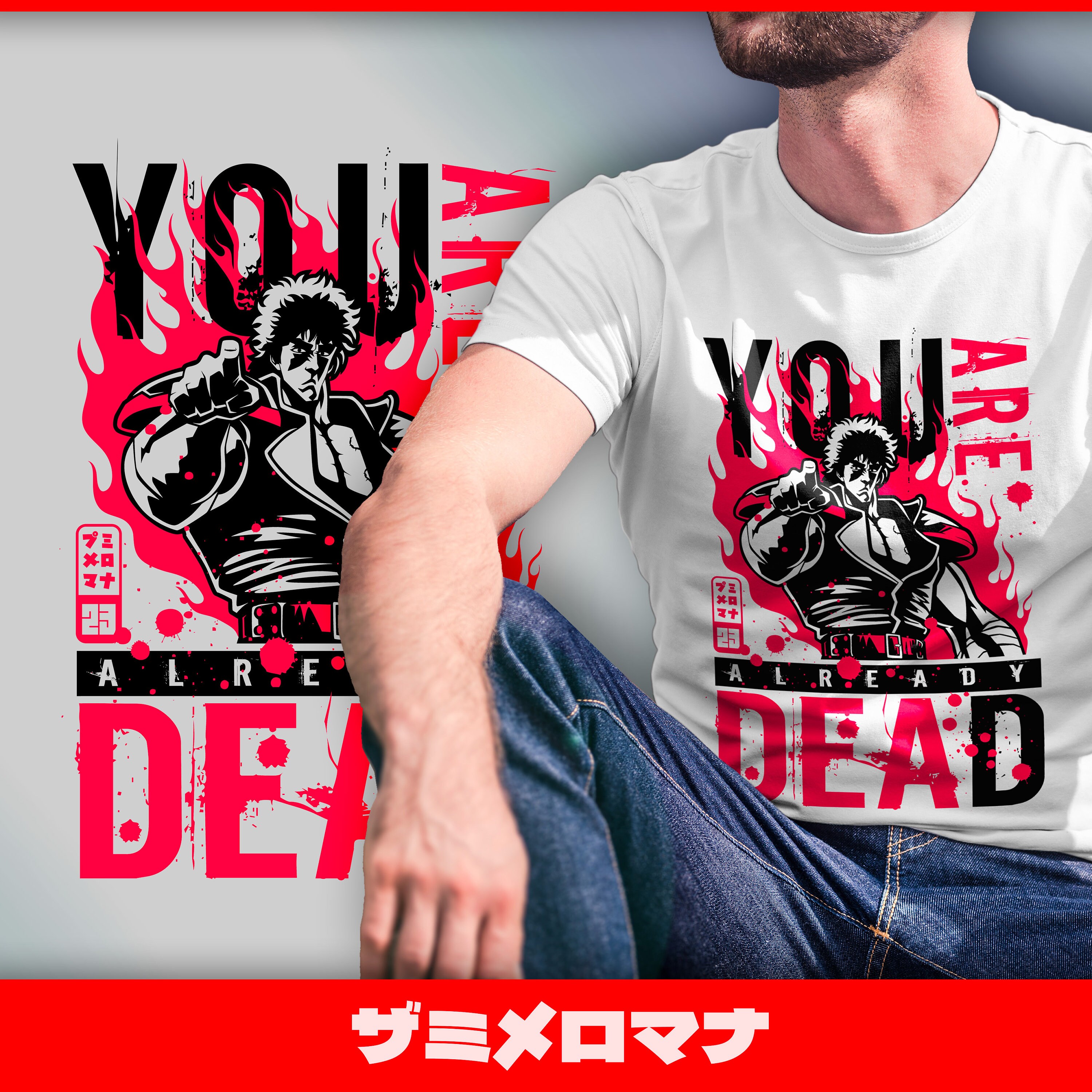 Fist of the North Star Kenshiro New Unisex 3D T-shirt - WackyTee