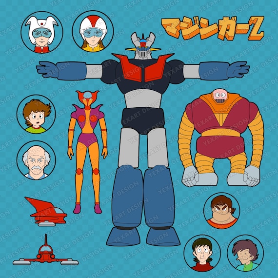 Mazinger Z &co | Mazinger Svg, Vector File, Vector Mazinger Mazinger Z &co | Mazinger Svg, Vector File, Vector Mazinger