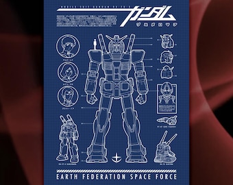 393 RX78 Gundam Blueprint