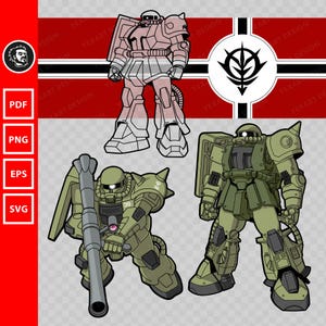 May include: Three cartoon robots, one red, one green and one brown, are standing on a chequered background. The red robot has a large head and a large gun. The green robot has a smaller head and a smaller gun. The brown robot has a large head and a large gun.