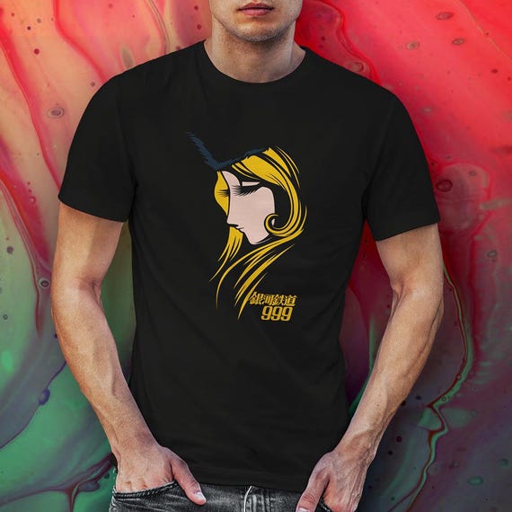 Maetel Anime -167-t-shirt: Galaxy Express 999 Retro Tee - Etsy