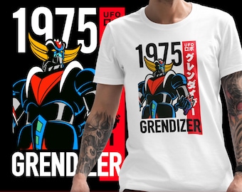 Grendizer 1975 -270- T-shirt: Ufo Robot Classic Anime fanart Tee