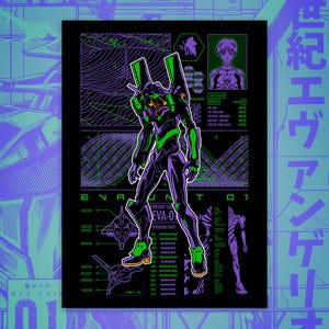 Eva 01 Poster - Etsy
